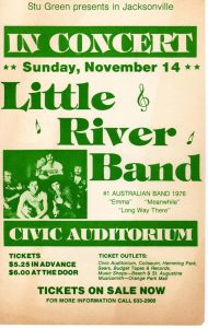 Jacksonville 1976 Concert Poster
