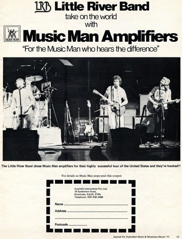 Music Man Amplifiers Advert