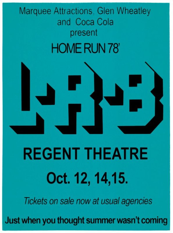 Home Run '78 Poster Regent Theatre