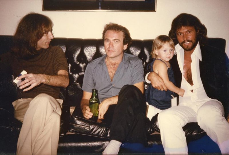 Glenn with Bee Gees