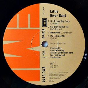 LRB Debut Self Titled Album International Label Side 1