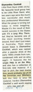 Diamantina Cocktail Cosmo Review