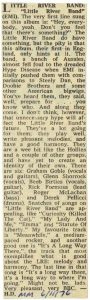 Melody Maker Debut album review