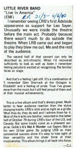 Road Runner Mag Live In America LP Review