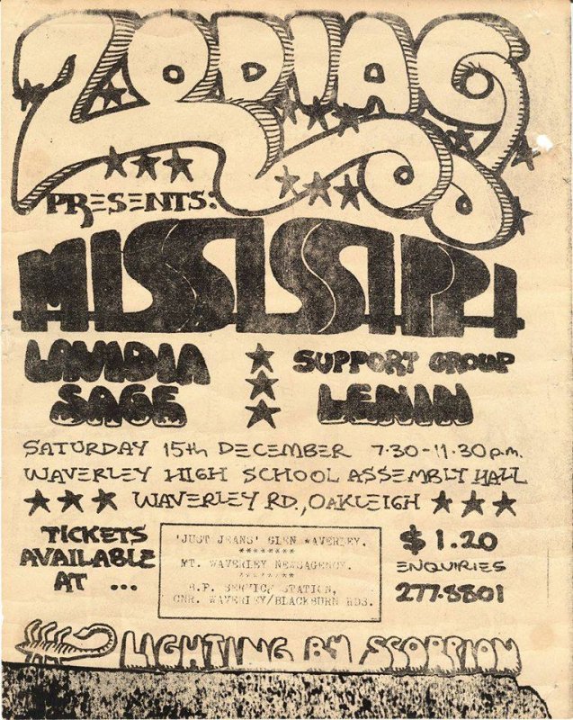Zodiac Mississippi Poster