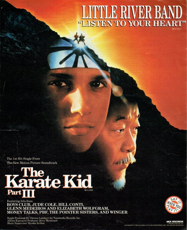 Karate Kid III Soundtrack Poster