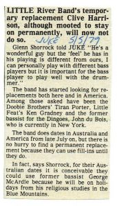 Clive Harrison - Bass