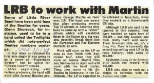 LRB To Work With George Martin