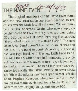 BSG lose LRB Name