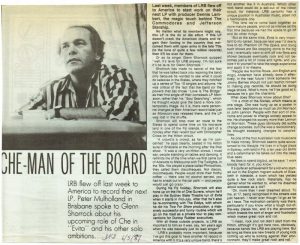 Glenn Shorrock Che In Evita