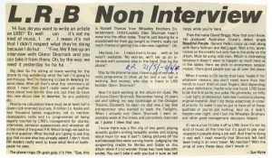 LRB Non Interview
