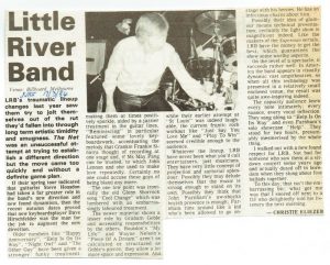 LRB Billboard, Melbourne Review 1984