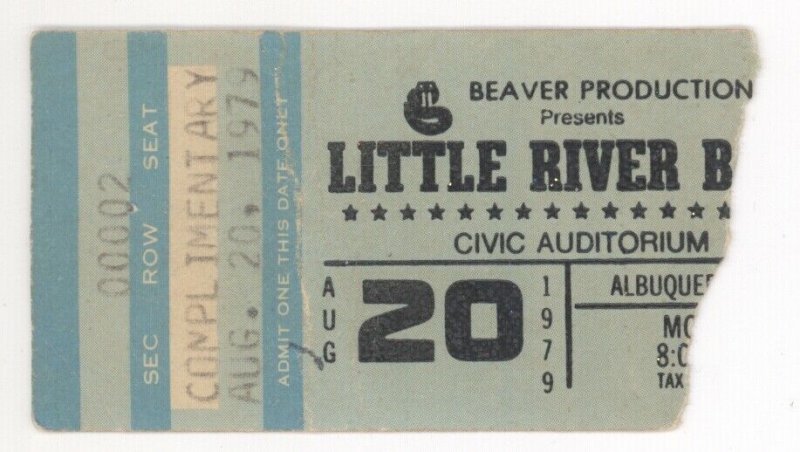 Little River Band 8/20/79 Albuquerque Ticket