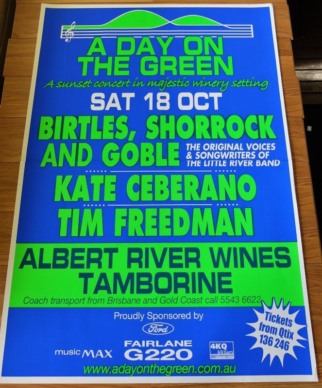 A Day On The Green Poster
