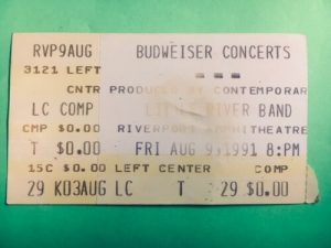Little River Band 9/8/90 St.Louis Riverport Ampitheater