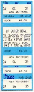 Sidney Myer Music Bowl Ticket