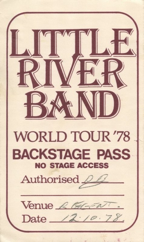 Backstage Pass 78'