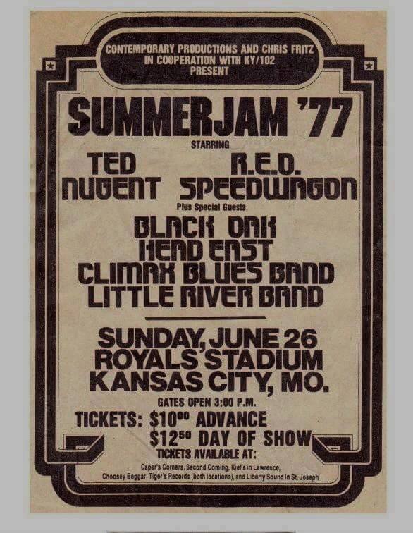 SummerJam '77 In Kansas City, Missouri