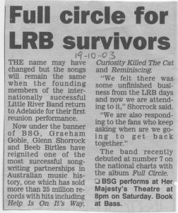 Full Circle For LRB Survivors