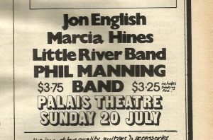 Palais Theatre Advert