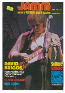 David Briggs JAMM Magazine Cover