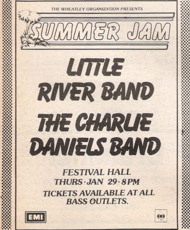 Summer Jam Poster With Charlie Daniels Band