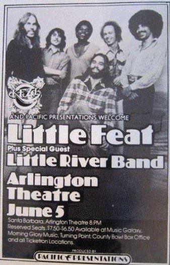 Little Feat & Little River Band At The Arlington Theatre