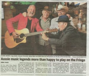 Glenn Shorrock Adelaide Fringe