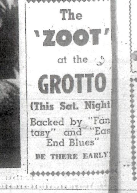 Zoot At The Grotto, Gold Coast