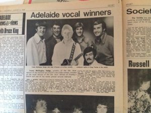 Adelaide Vocal Winners - Travis Wellington Hedge