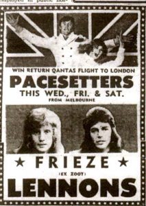 Frieze Lennons Advert
