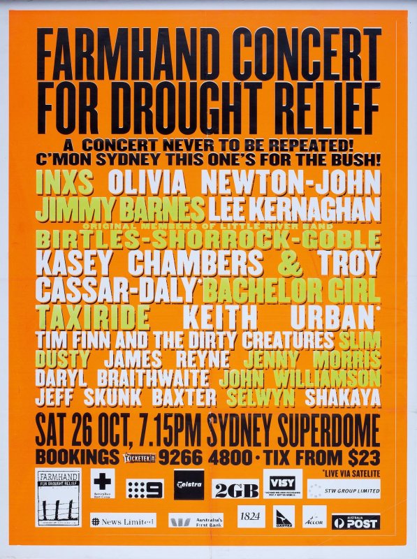 Farmhand Concert For Drought Relief