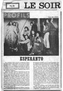 Esperanto Belgium Article, Bruxelles
