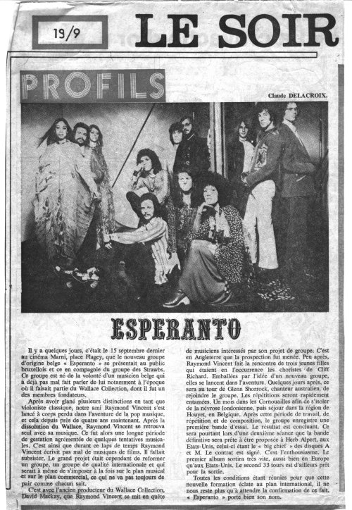 Esperanto Belgium Article, Bruxelles