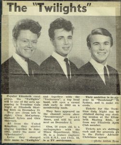 The "Twilights" - Appearing At The Elizabeth Skating Rink