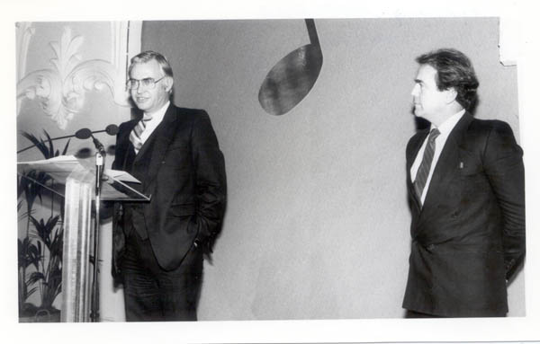 Geoffrey Whitehead & Glenn Shorrock APRA Awards 1984