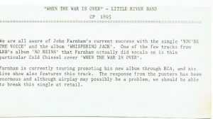 'When The War Is Over' Review