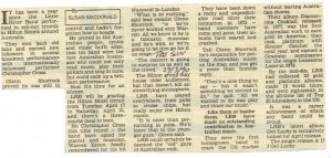 Little River Band Hilton Hotel Tour With Warren Zevon