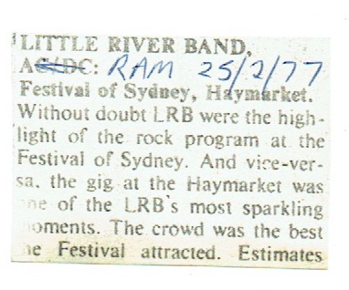 Little River Band Sydney Haymarket Gig Review