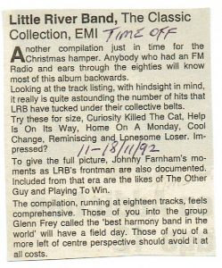 Little River Band Classic Collection Review