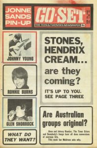 Glenn Shorrock On The Cover Of Go Set