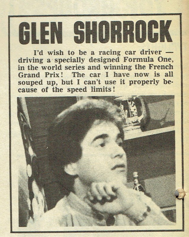 Glenn Shorrock's Wish