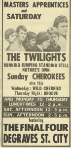 Twilights Gig Advert
