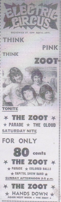 Zoot At Electric Circus