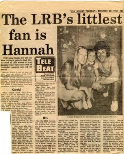 Little River Band's Littlest Fan Is Hannah