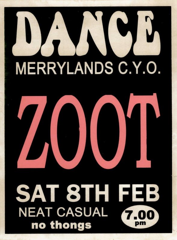 Zoot Merrylands Dance Poster