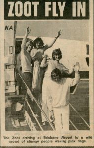 ZOOT fly in to Brisbane