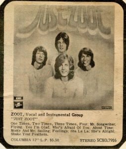Just Zoot Magazine Advert