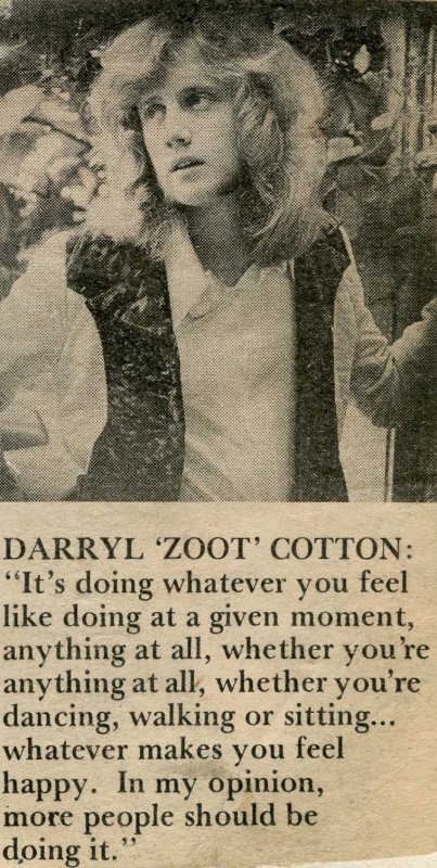 Darryl 'Zoot' Cotton