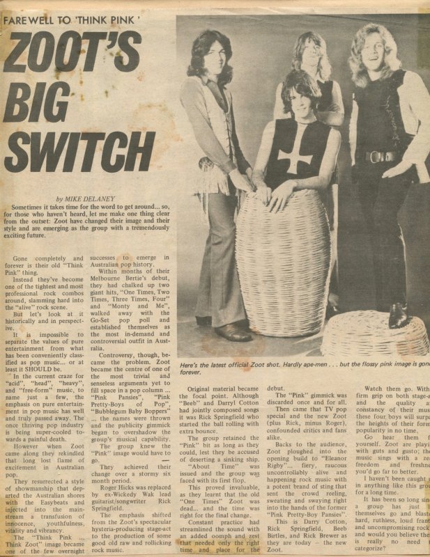 Zoot's Big Switch